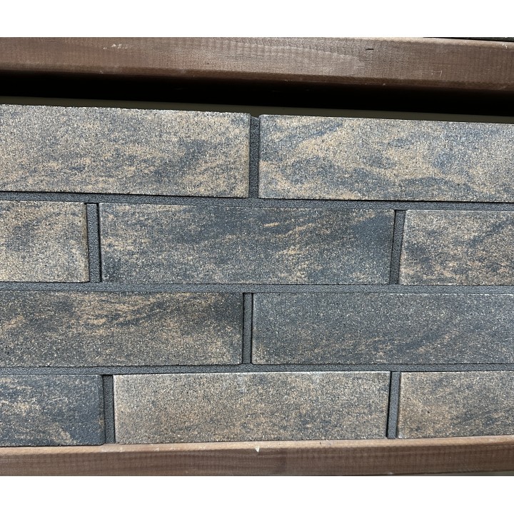 Цегла облицювальна ECOBRICK для паркану 250x120x65 мм колор мікс