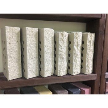 Цегла облицювальна пустотіла ECOBRICK слонова кістка