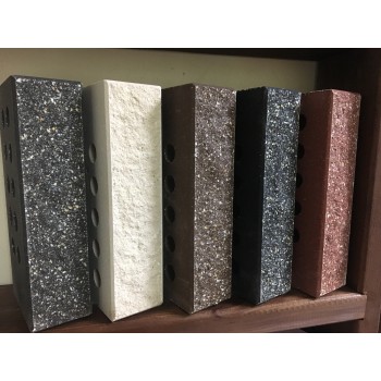 Цегла мраморна з фаскою пустотіла ECOBRICK