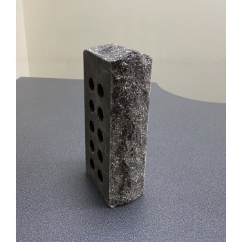 Цегла облицювальна ECOBRICK скеля ложок 250x100x65 мм сіра