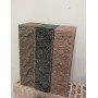 Цегла облицювальна пустотіла ECOBRICK з фаскою мармурова коричнева