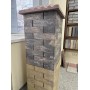 Цегла облицювальна ECOBRICK гладка 250x110x65 мм на паркан